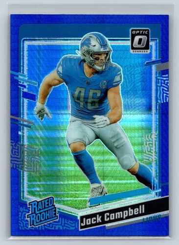 2023 Donruss Optic Rated Rookie #235 Jack Campbell Blue Hyper Prizm RC*