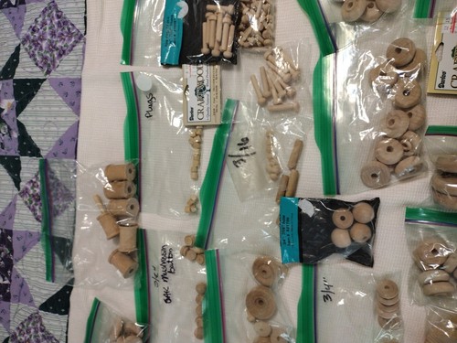 Lot of New Mixed Unfinished Wood Shapes Craft Supplies Assorted Shapes - Picture 6 of 9