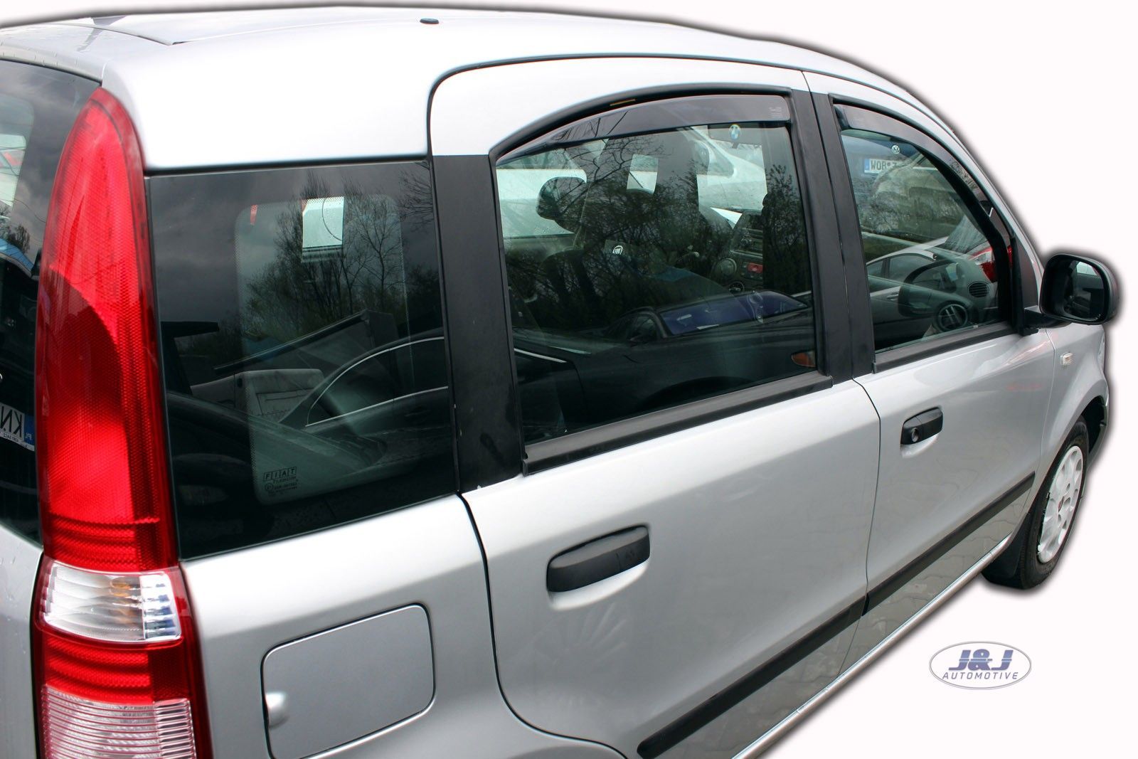 TO FIT FIAT PANDA 2003 2012 wind deflectors 5door 4pc set TINTED HEKO