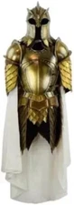 Medieval Knight Halloween Female Fantasy Costume steel Armor, Lady Cuirass Armor