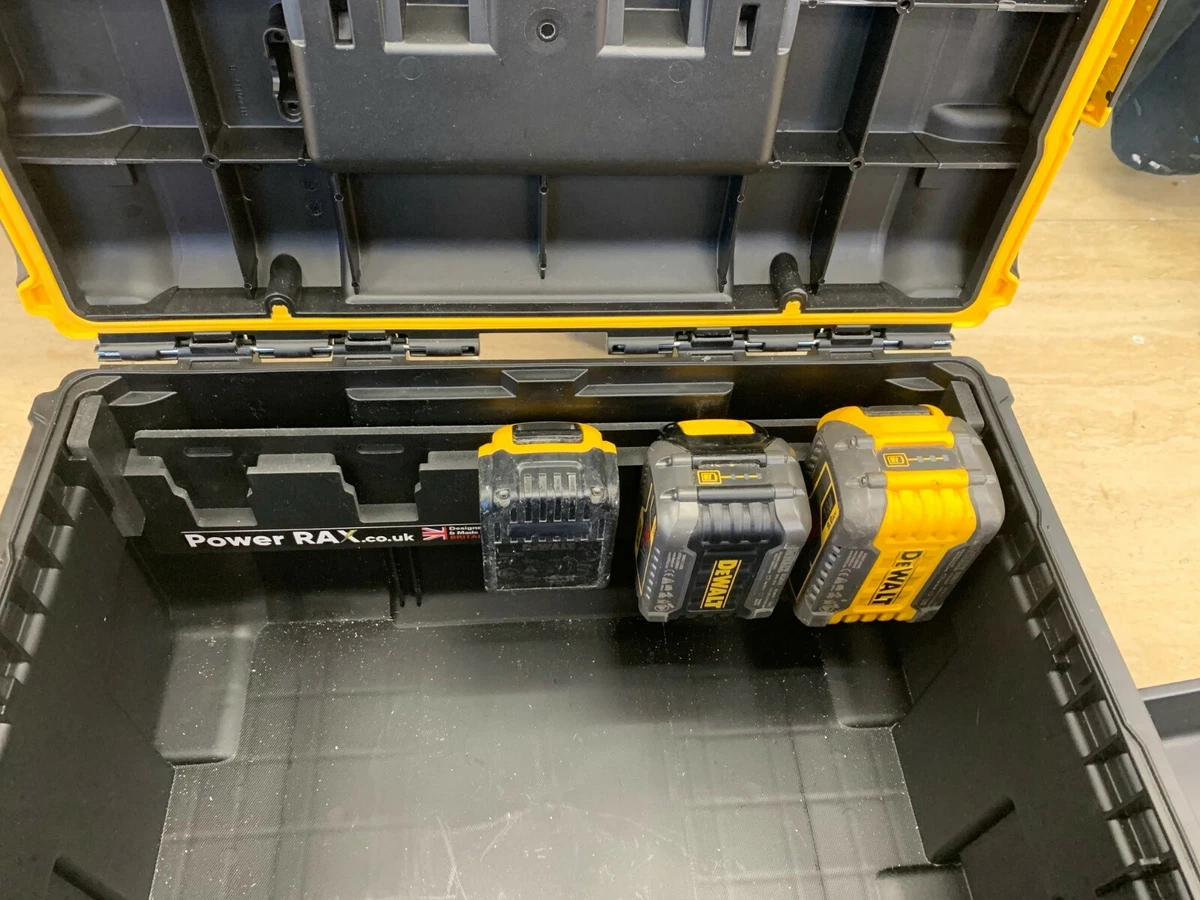 Battery rack for inside DEWALT ToughSystem 2.0 DS300 18v Flexvolt