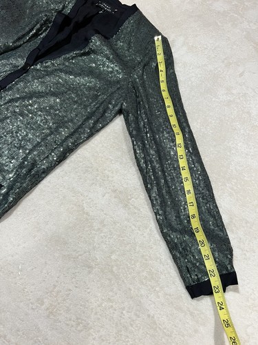 robert rodriguez green sequins belted cardigan size 6 - Picture 11 of 11