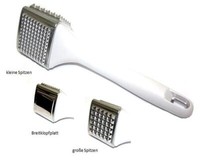 Fleischklopfer 950 G 3 Klopfseiten Schnitzelklopfer Fleischhammer Plattiereisen