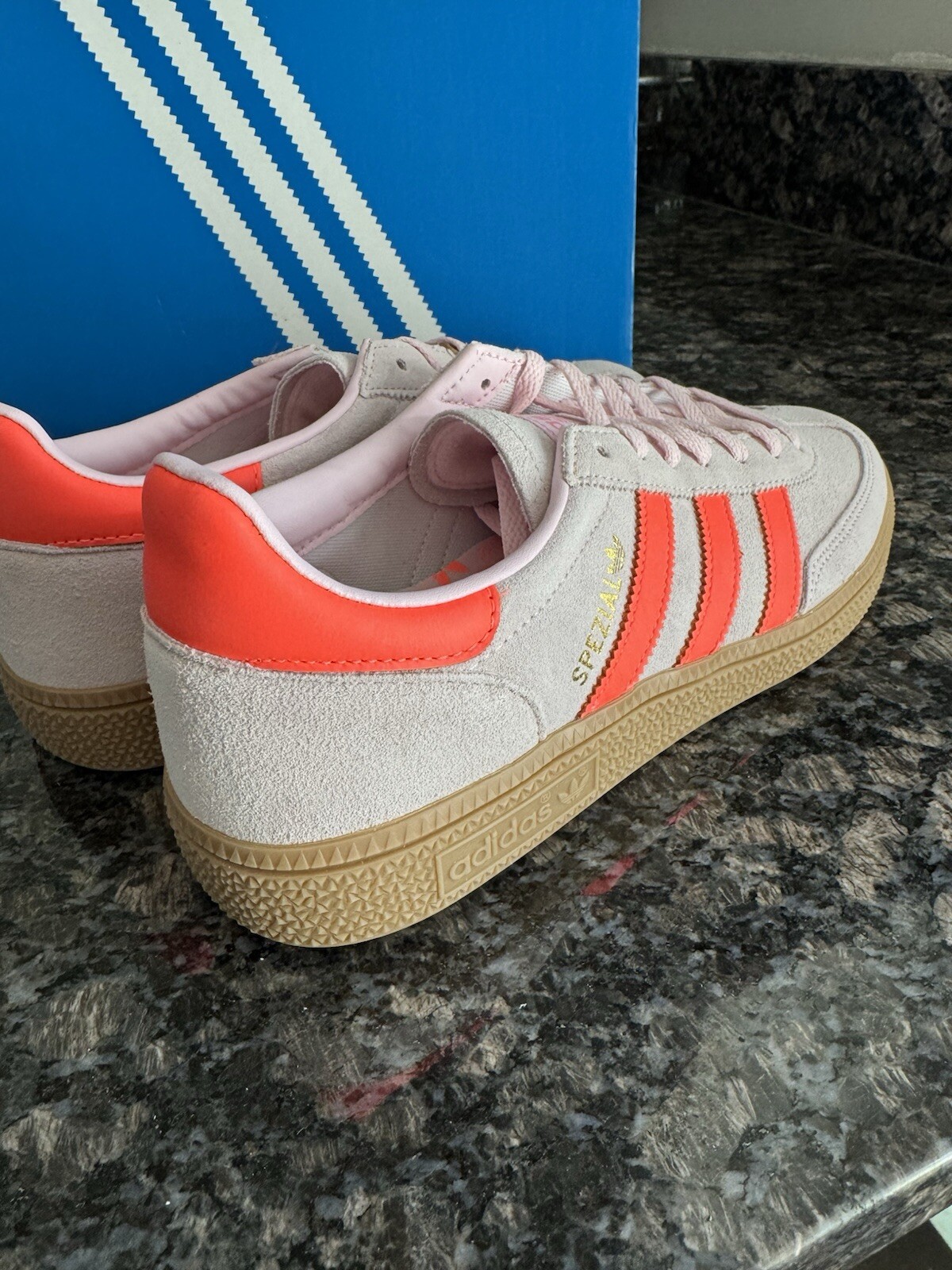 Adidas Handball Spezial "Clear Pink Orange” Colorway Women’s Sz 9 & 9.5 JS0250 image 4