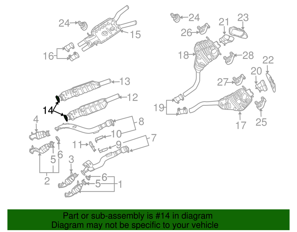 Genuine Volkswagen Catalytic Converter Gasket 3D0253115A eBay