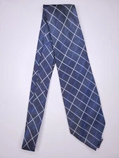 Vazzoni Mens Formal Necktie 59"Lx3.75"W Navy Neck Tie