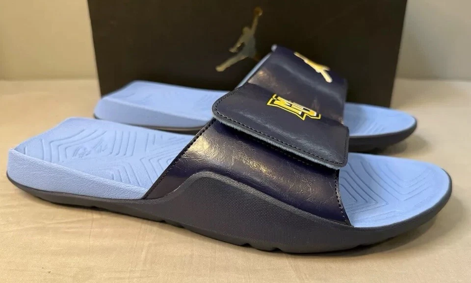 Diapositivas Hombre Talla 15-Air Jordan Hydro 7 V2 Marquette Edición Jugador Foto 3 de 4
