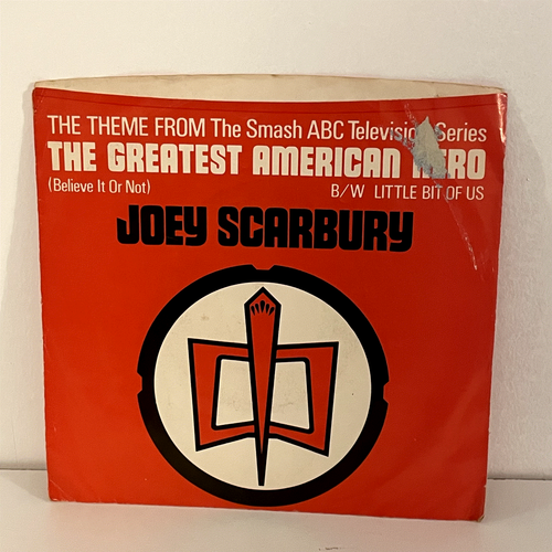 Joey Scarbury The Theme From "The Greatest American Hero" TV 45 RPM Vinyl Record - Picture 6 of 6