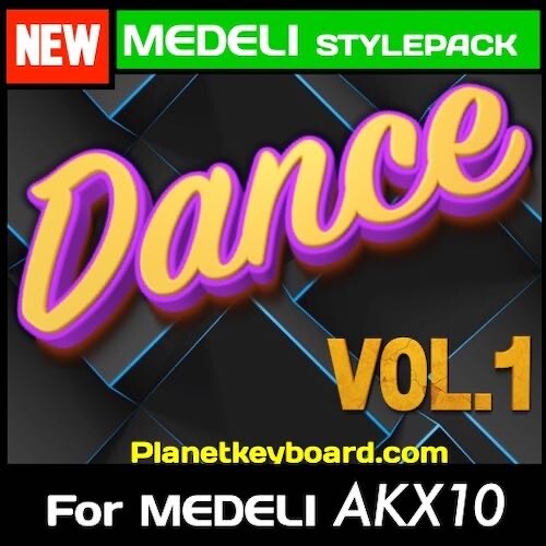 MEDELI AKX10 AKX-10 The Greatest Styles - Dance Volume 01 - PlanetKeyboard.com