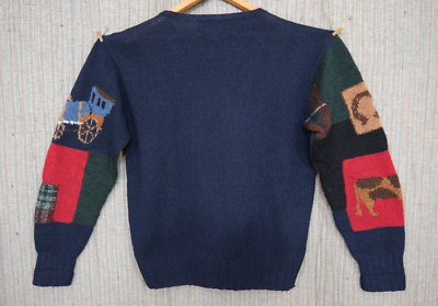 Vtg 1980s Ralph Lauren Polo Country Hand Knit 100% Wool Vtg 1980s Ralph Lauren Polo Country Hand Knit 100% Wool