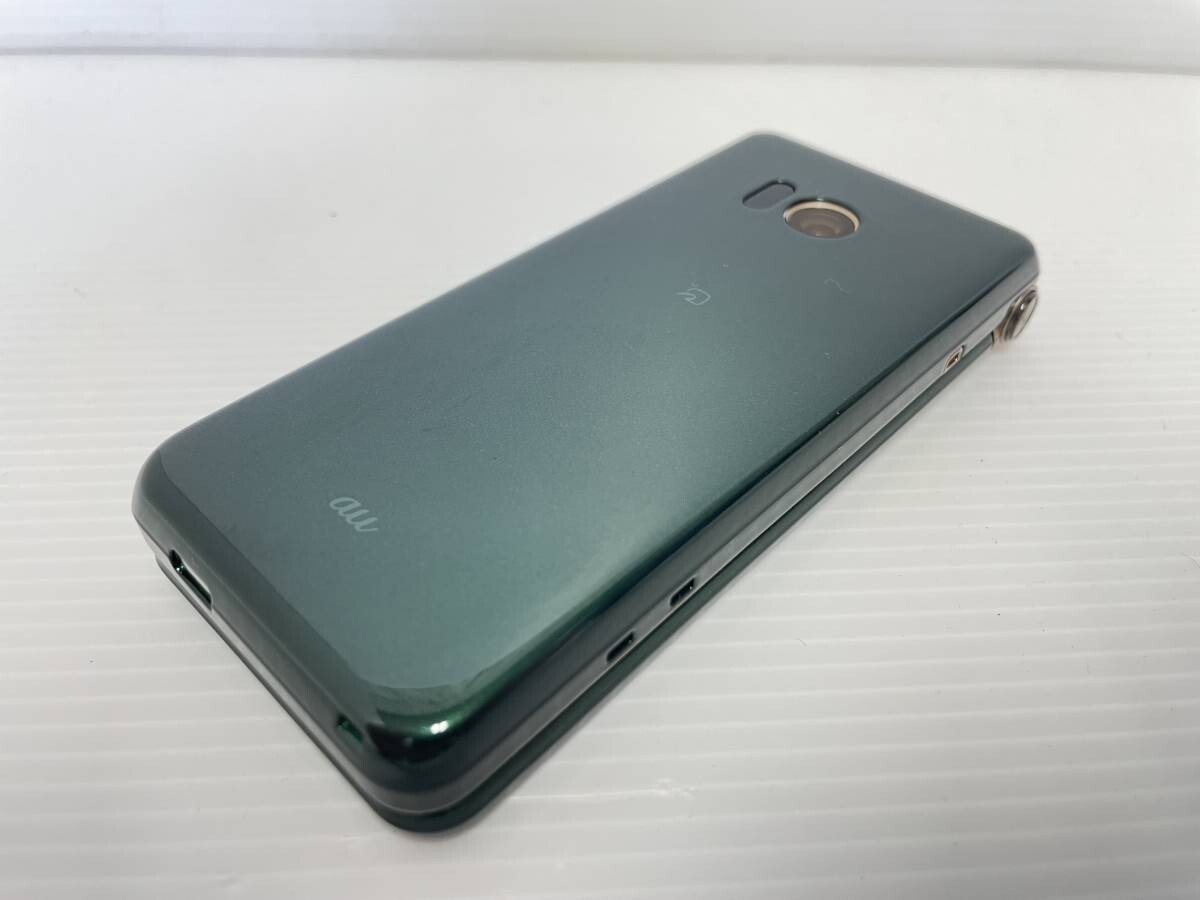 au AQUOS K SHF34 flip phone Keitai Green ANDROID 4G UNLOCKED