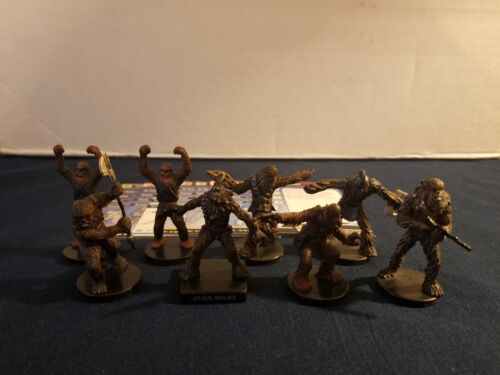 Star Wars Miniatures/Imperial Assault Lot Wookiee Squad w/ Commando - Picture 1 of 1