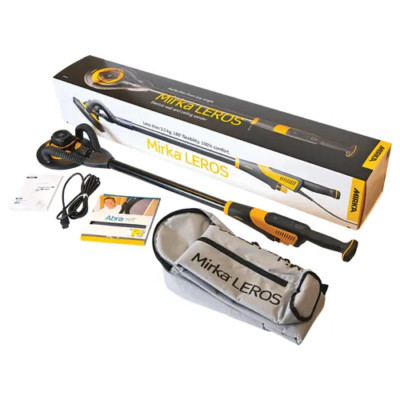 Mirka Leros inkl. Tasche Ø 225mm - Wandschleifer Deckenschleifer - Gewicht 3,5kg