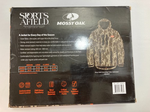 Sports Afield - Mossy Oak - Pursuit Series Mid-Weight Hunting Jacket Medium - Picture 2 of 2