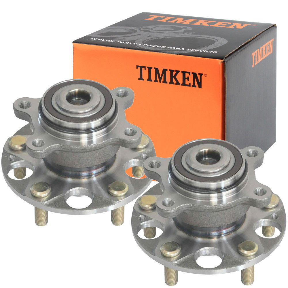 TIMKEN Pair Rear Wheel Bearing Hub Assembly For 06-2011 Honda Civic LX DX 5-Lug
