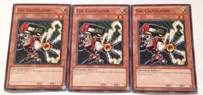 3x YuGiOh New Unlimited Common The Calculator DEM1-EN012 from Demo Pack  Unused | eBay