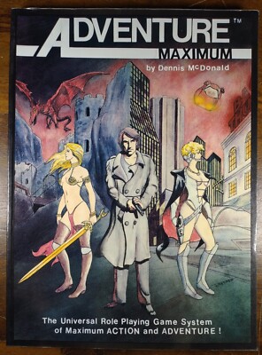 Adventure Maximum (1992, Worldmaster Designs) RPG very good condition