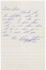 BEATLES Ringo Starr Handwritten Signed Fan Letter - 7"x4" reprint
