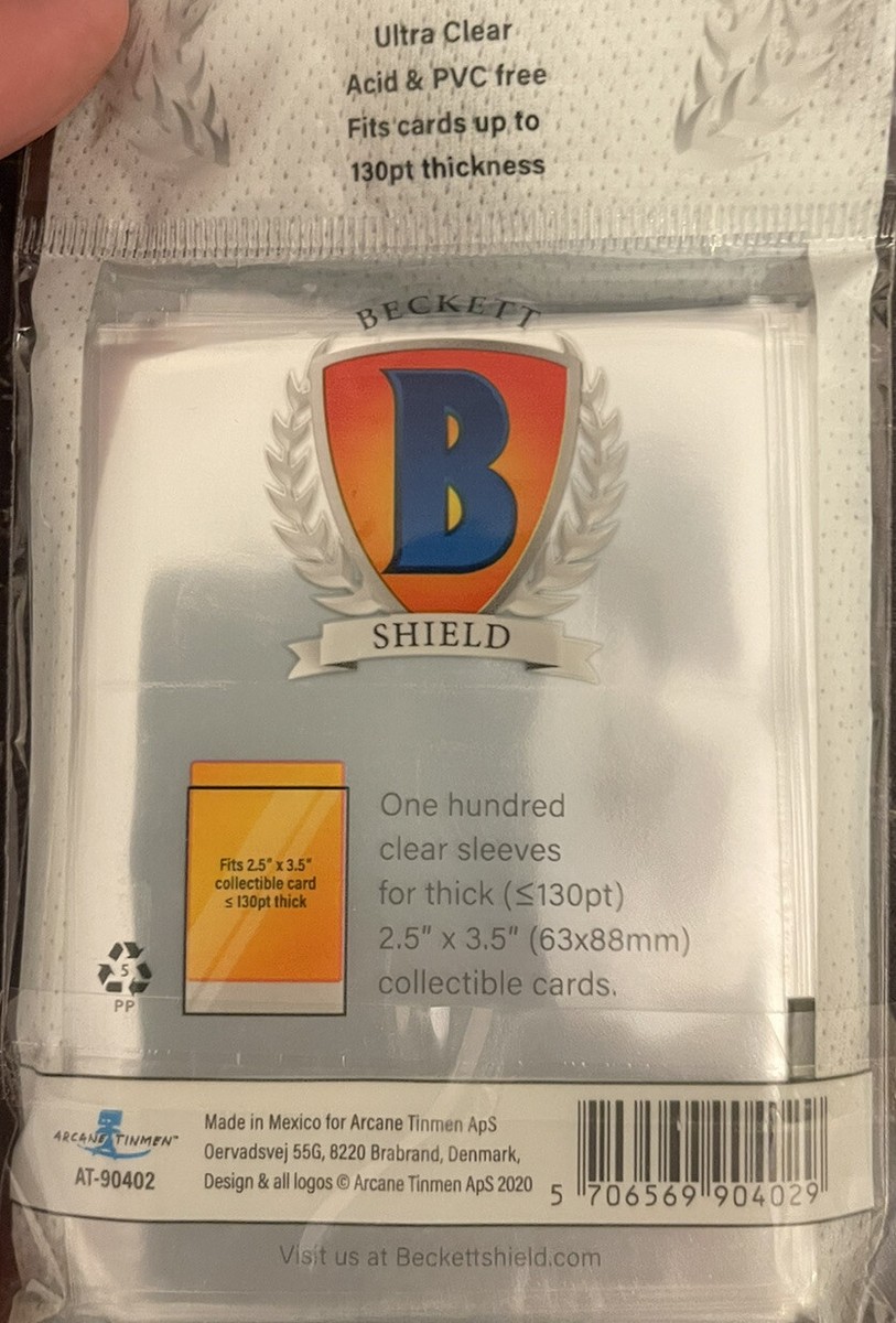 beckett shield graded card sleeves Amazon.com: Cardboard Gold BGS Graded Card Sleeves 91.5x129.5mm - Crystal  Clear 2mil OPP Slab Sleeves for Beckett Slabs - Perfect Fit Resealable  Protection for Collectors