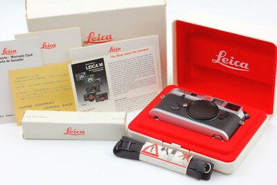 [美品]Leica M6 0.72 Non TTL Chrome Range Optical MINT w/ Case] Leica M6 Black 0.72 Non TTL