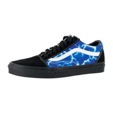 Vans "Lightning Old Skool" Sneakers (Black/Blue) Skate Shoes