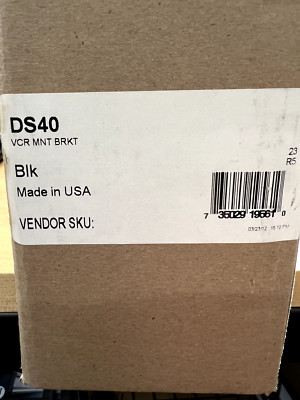 Peerless DS40 Adjustable VCR/DVD/DVR Mounting Bracket, 50 Lb. Capacity NEW