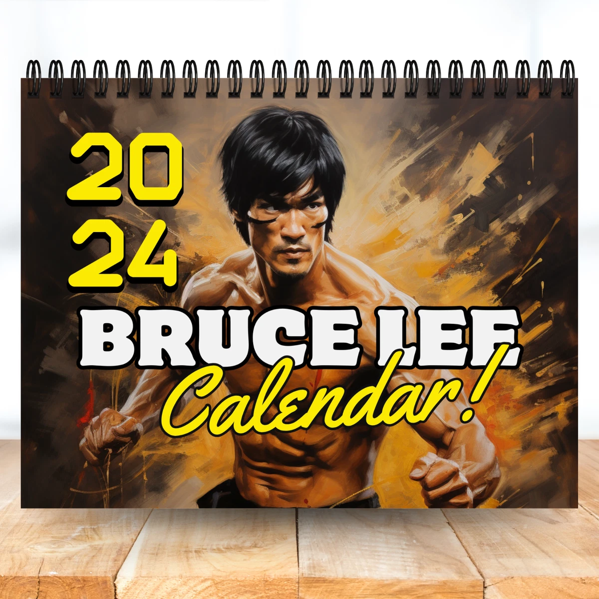 Bruce Lee Calendrier 2024 A3