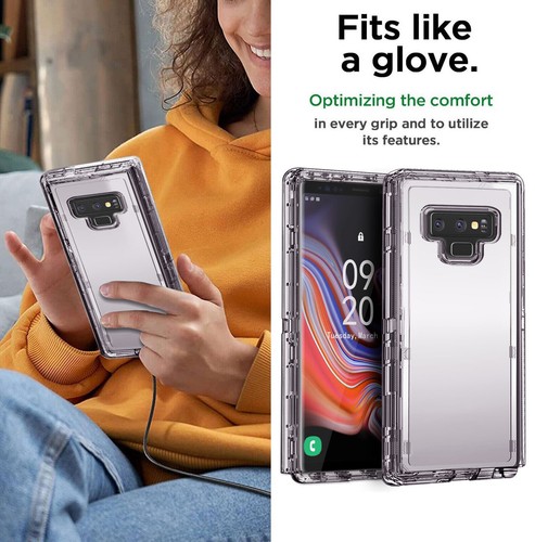 For Samsung Galaxy Note 9 Hybrid Case Transparent Clear Shockproof Phone Cover - Picture 3 of 54