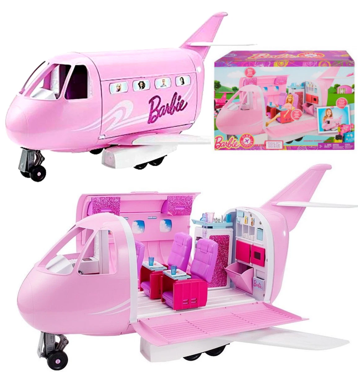  Mattel Barbie Airplane : Toys & Games