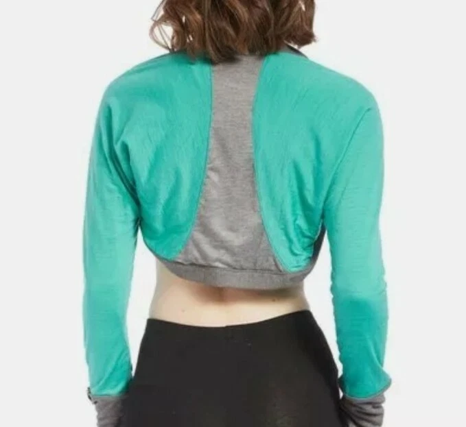 MOXIE Ciclismo Para Mujer Mezcla de Lana Merino Bolero Activo Ciclismo Chaqueta Top Talla XL Foto 3 de 4