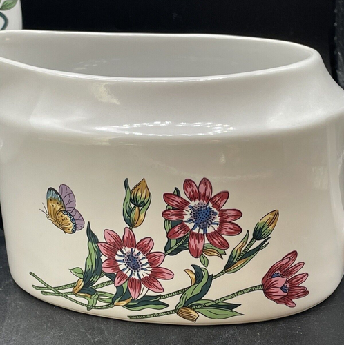 International China Co. Garden Path Stoneware Gravy Boat & Underplate Thailand - Picture 3 of 14