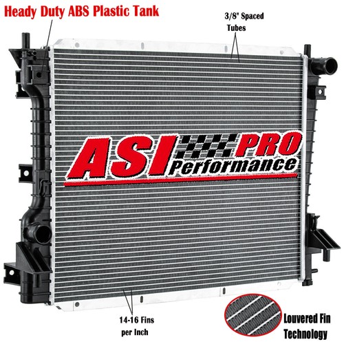 Aluminun Core Radiator Fit 2005-13 Ford Mustang 3.7L 4.0L 5.0L 4.6L 5.0 V6 V8 - Picture 1 of 6