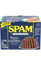 Spam Figgy Pudding Flavor Holiday 2pk Limited Edition New