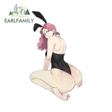 EARLFAMILY 5.1" Bunny Girl Waifu Car Stickers Uniforms Black Hentai Booty Decals