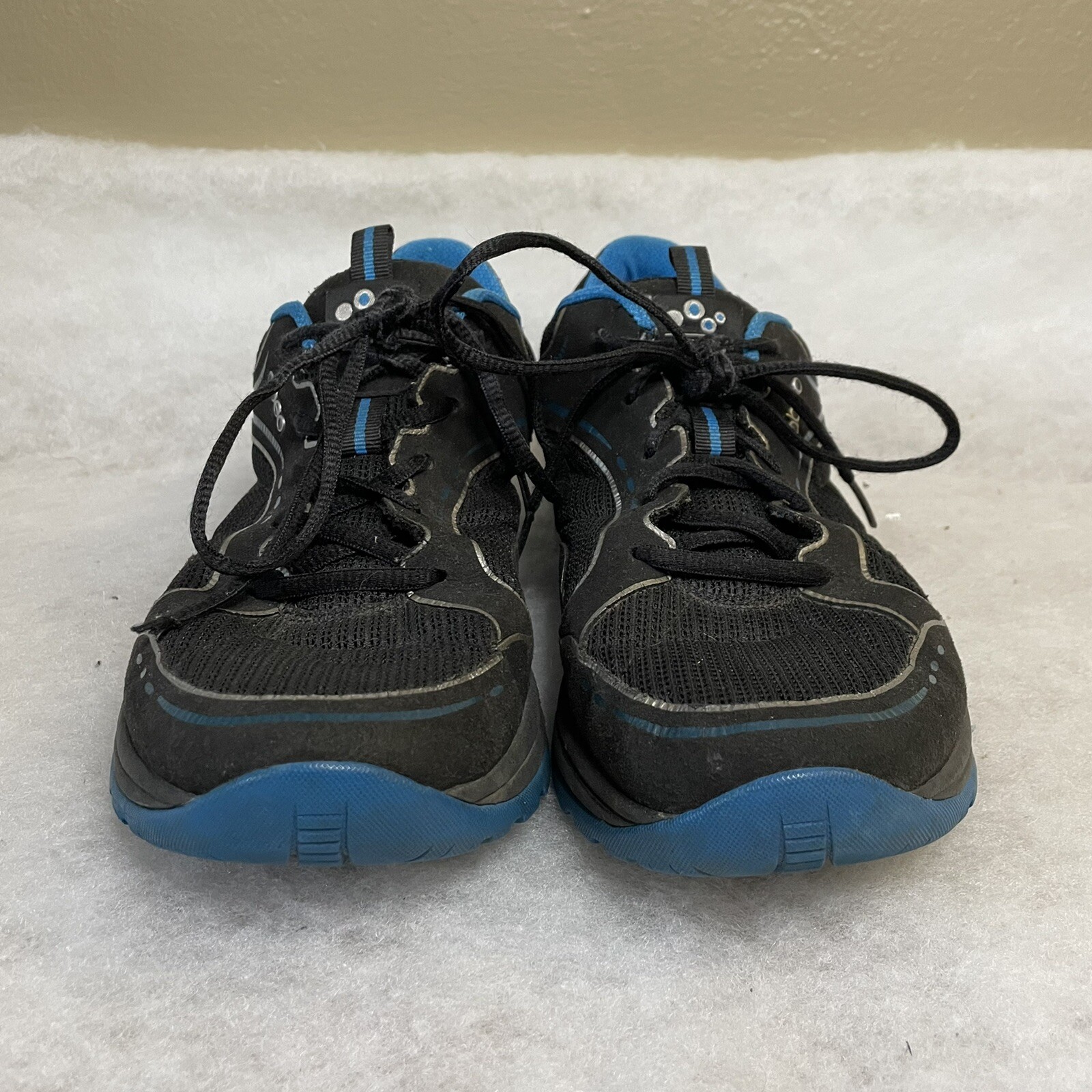 Abeo Athletic Running Shoes Sneakers Vibram Soles Lace Up Black