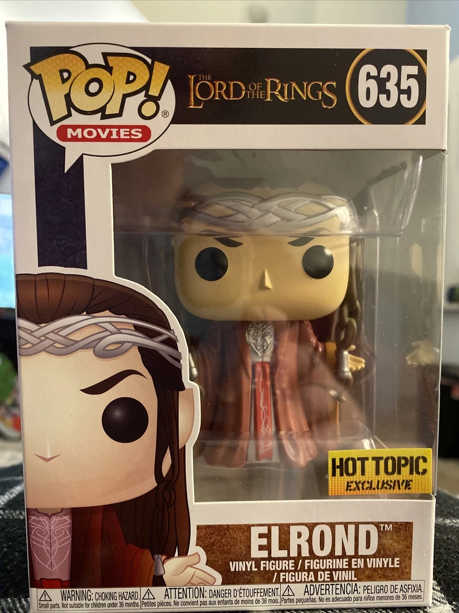 karakterisere Parasit spild væk Funko POP! Lord of the Rings Vinyl Figure - ELROND #635 *Hot Topic  Exclusive* | eBay