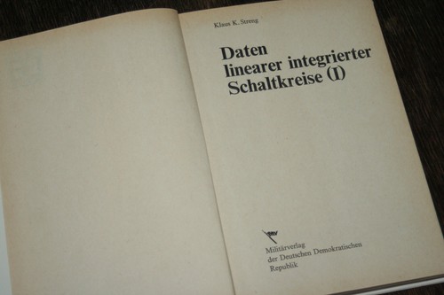 DATEN LINEARER INTEGRIERTER SCHALTKREISE - von Klaus K. Streng - Bild 3 von 7