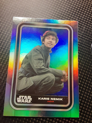 2023 Topps Star Wars Flagship RAINBOW FOIL Parallel Card KARIS NEMIK # 59