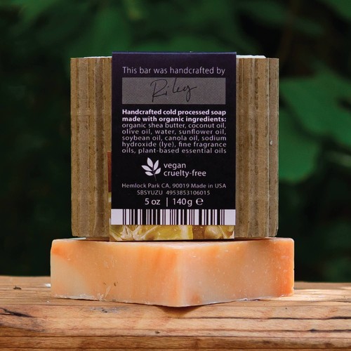 Organic Shea Butter Soap by Hemlock Park - Picture 4 of 24