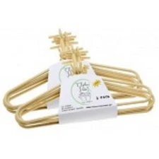 Tan Plastic "Clothes Vine" Hangers (10) Pack