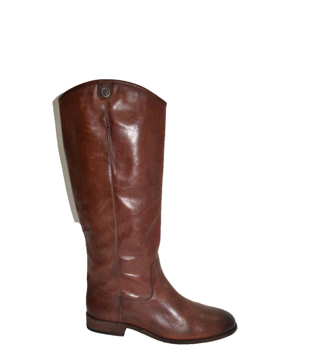 New! Frye Melissa Button Riding Boot Mahogany Size 11 Leather FR40065