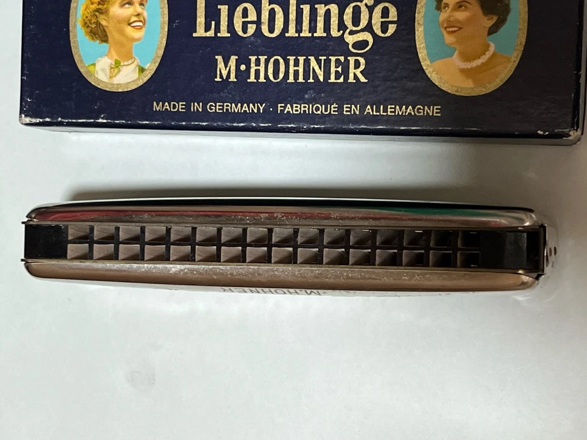 Vintage Unsere Lieblinge M Hohner Harmonica Key Of C in Original