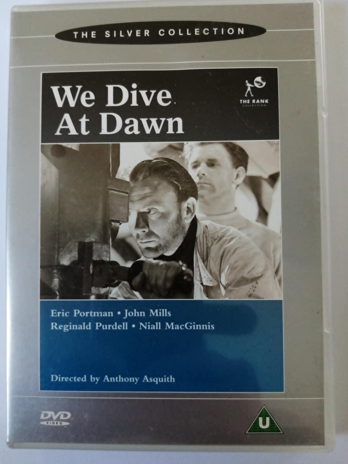 DVD We Dive At Dawn. Movie. Eric Portman. John Mills. Reginald Purdell