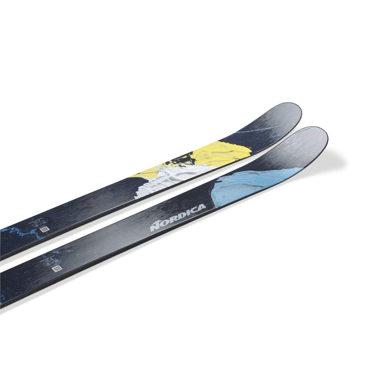 Nordica Unleashed 108 Men's All-Mountain Skis, Blue/Blue/Yellow
