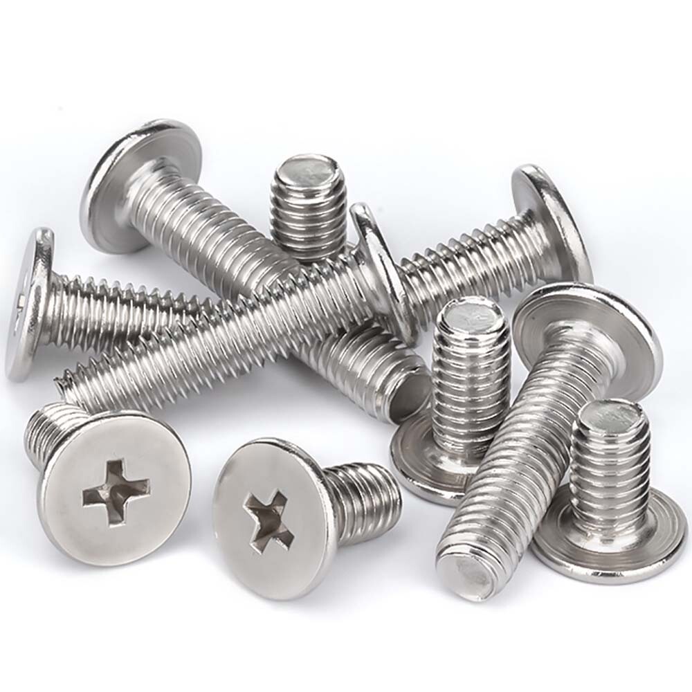 M3 Stainless Steel CM Phillips Ultra Thin Flat Wafer Head Machine Screws Bolts