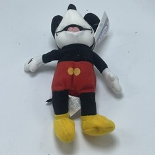 Disney Store Mini Bean Bag Stuffed Plush Toy 1930's Mickey Mouse