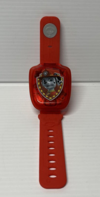 Vtech Paw Patrol Marshall Kids Learning Adjustable Wrist Watch Red Games Math