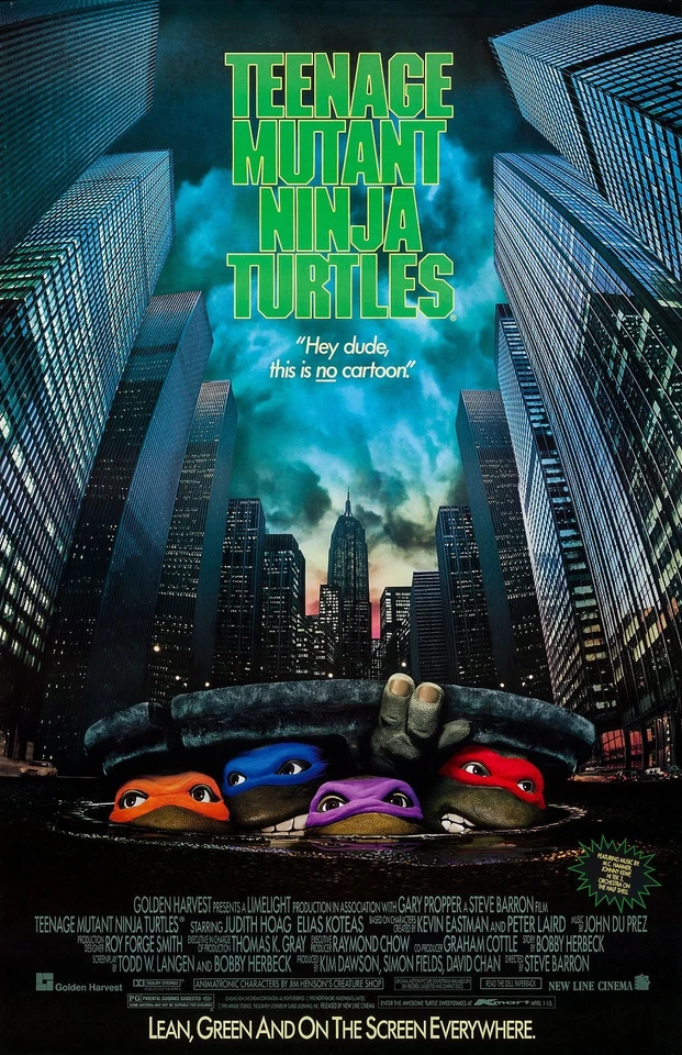 Teenage Mutant Ninja Turtles movie poster - 11 x 17 inches (tmnt1)