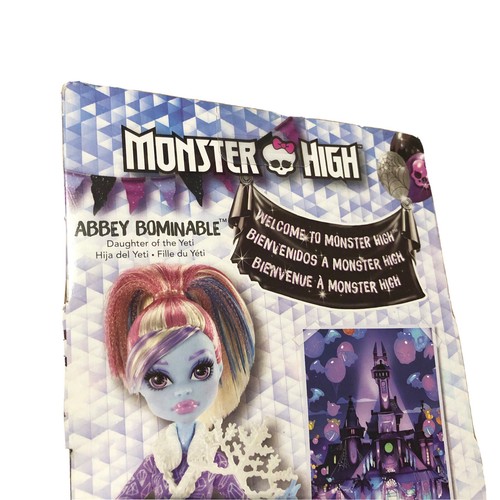 Monster High Abbey Bominable, Doll (Mattel, 2015) Rare, New, Free Aus Shipping - Foto 4 di 5