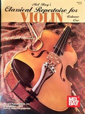 Classical Repertoire for Violin, Volume One with Piano Accompaniment